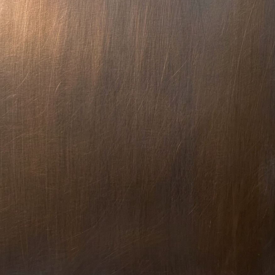 Brushed Bronze on Brass